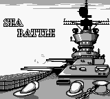Sea Battle title screen for GameBoy